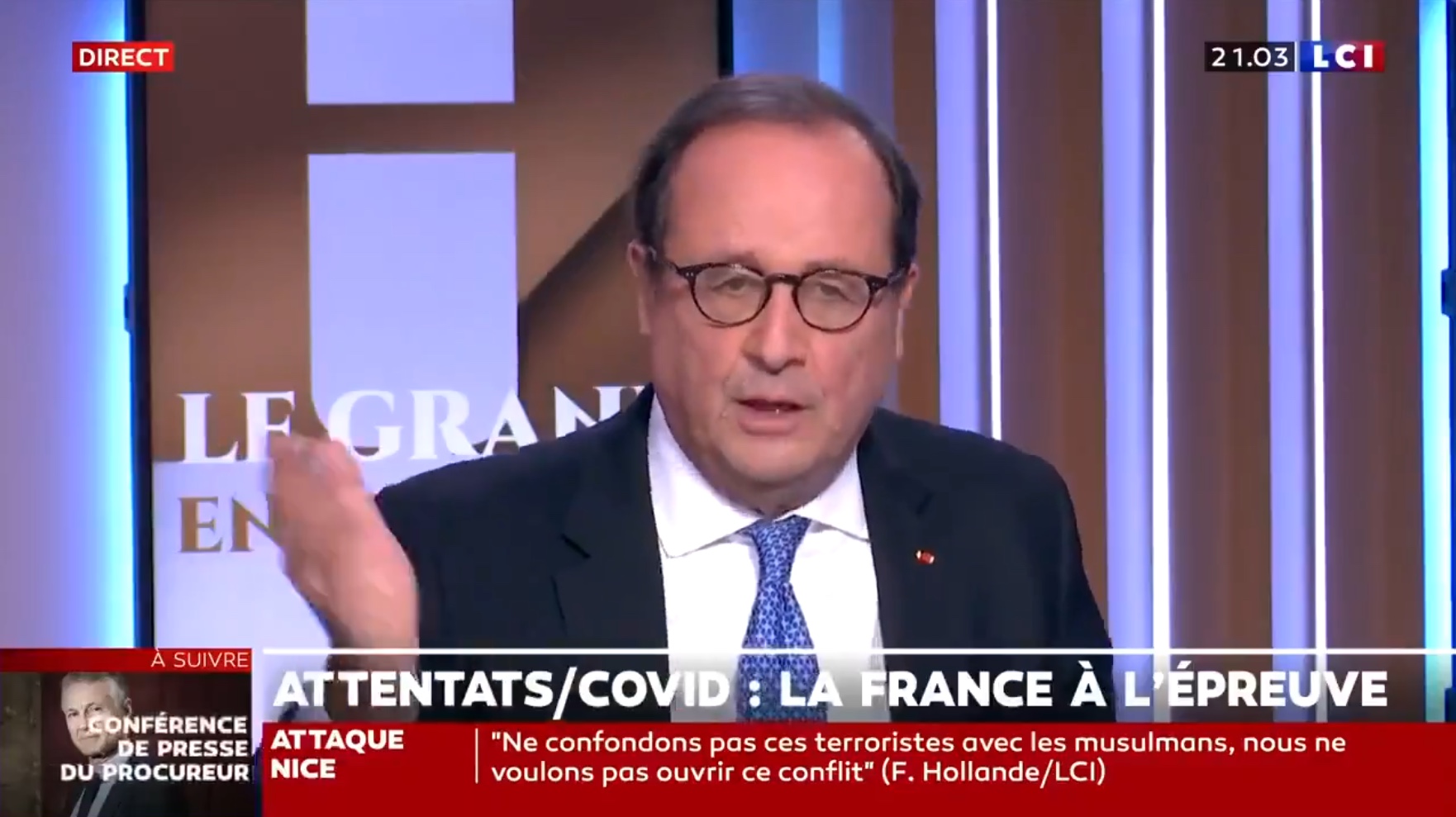 Fransa Eski Cumhurbaşkanı Hollande: “Müslümanlarla Teröristleri Bir Tutmayalım”